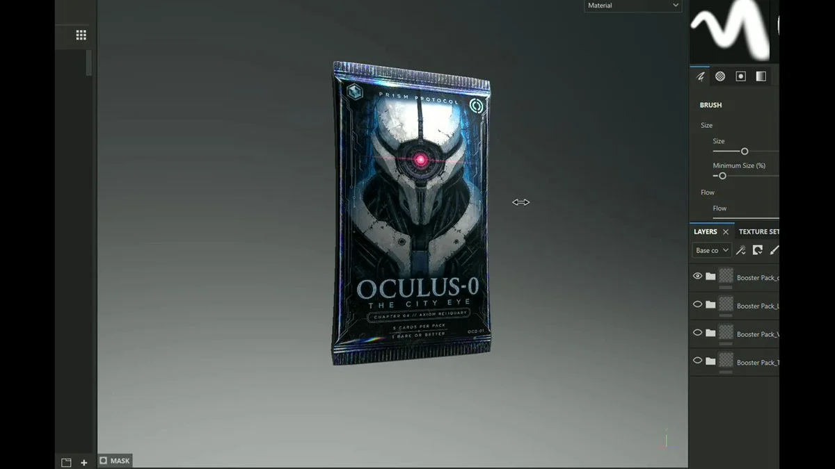 Trading-card battle game loop