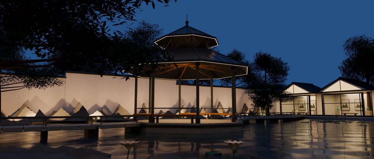 Suzhou Museum garden walkthrough
