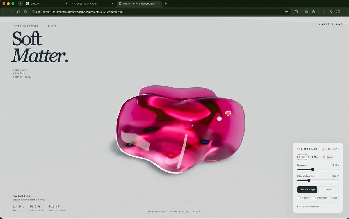 Bouncy WebGPU jelly