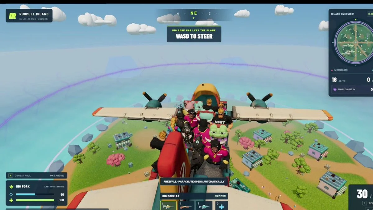 Three.js battle arena with Tripo assets