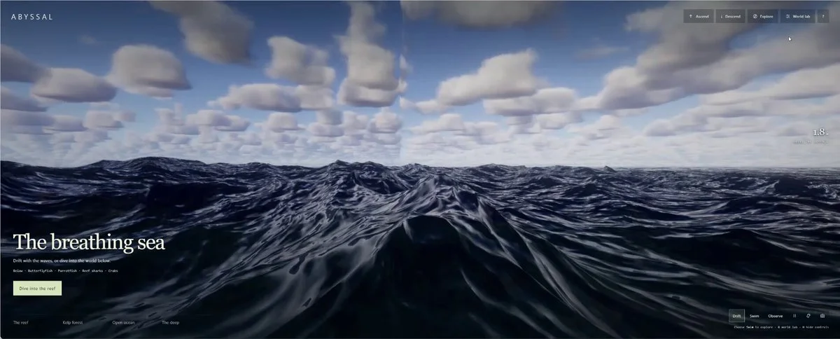 Procedural living ocean and storm simulation