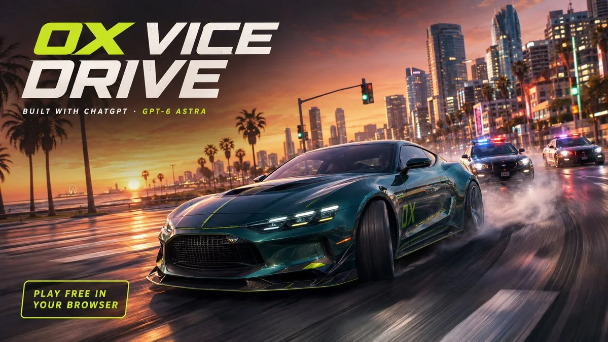 OX Vice Drive open-city racer