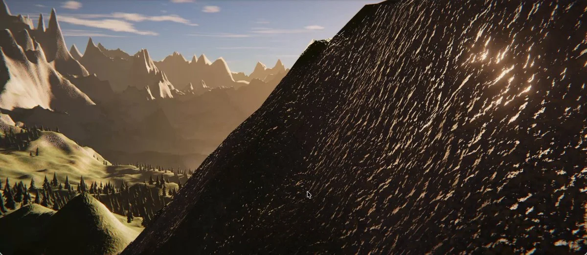 Photorealistic Three.js landscape