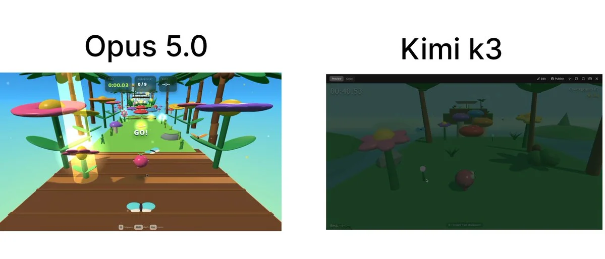 Three.js prompt for a browser-based 3D game called Jelly Jungle