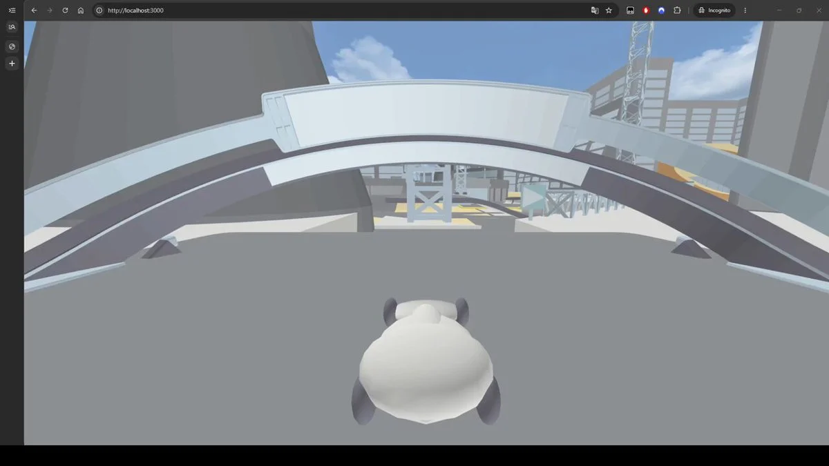 Browser racing physics in C# and WASM