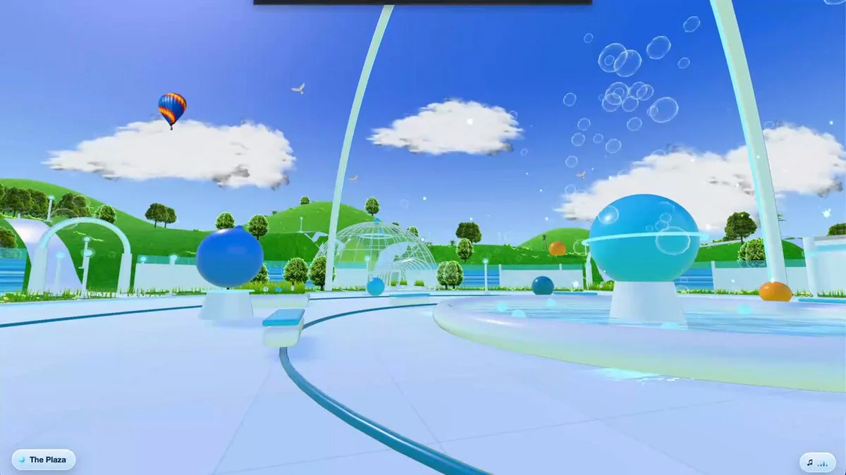 Frutiger Aero 3D world