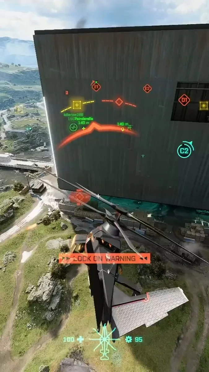 Kimi K3 prompt for a realistic helicopter shooter game