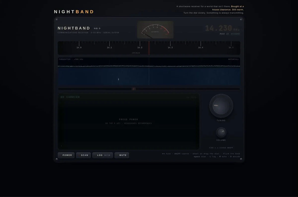 NIGHTBAND interactive shortwave radio