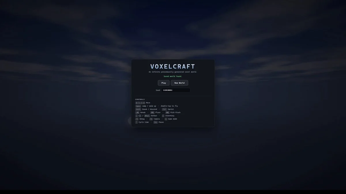 Prompt to build a 3D Minecraft clone with Claude Opus 5
