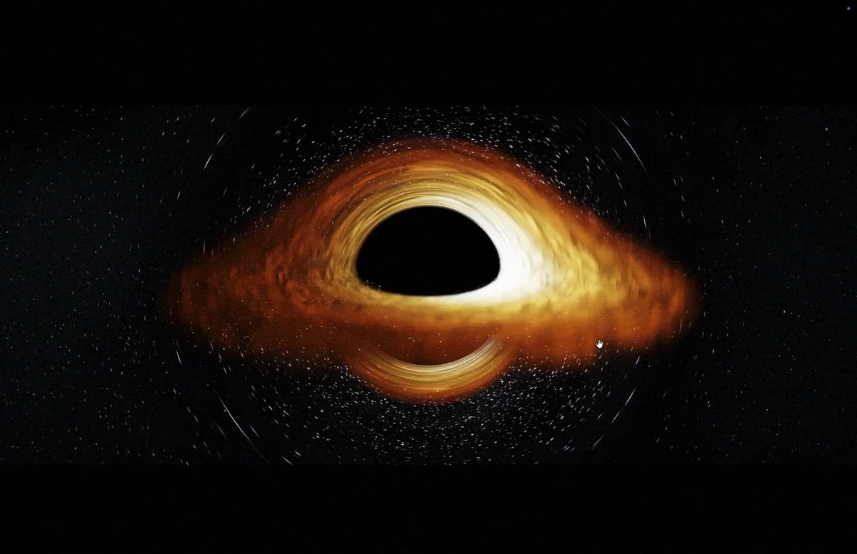 Cinematic WebGL black hole