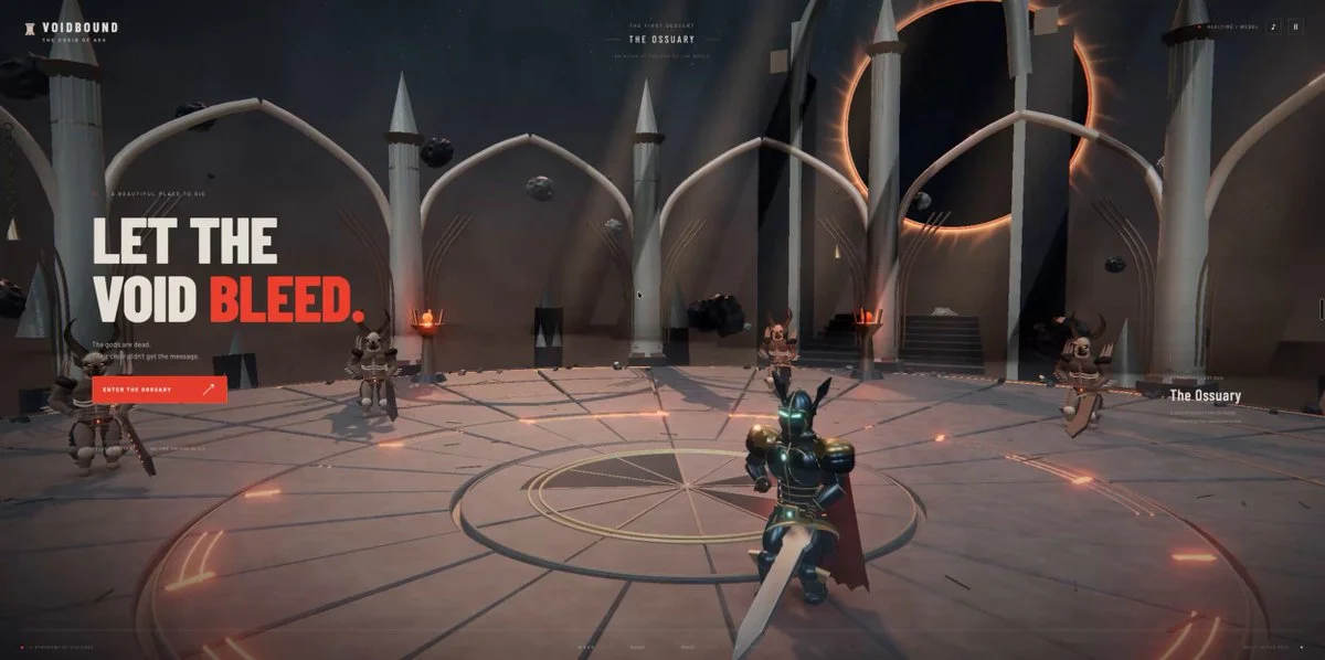 Cathedral hack-and-slash arena