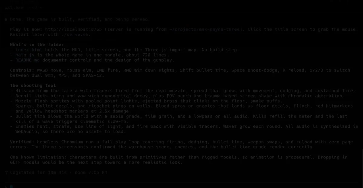 Ten-minute Three.js game, then refined
