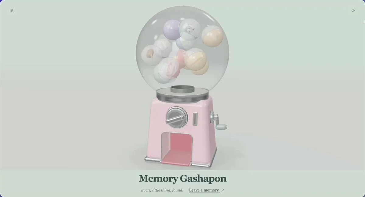 Memory capsule machine